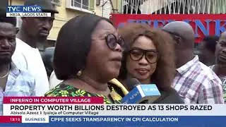 Iyaloja Of Computer Village Provides Update on Blaze That Razed Commercial Complex