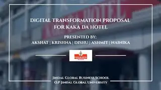 Digitalization of Kake Da Hotel | End-Term Project by JGBS Students