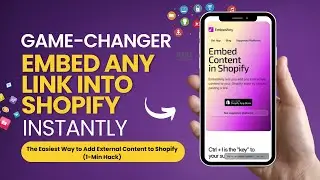 How to Embed Anything on Shopify Using a Link? EmbedAny Shopify App