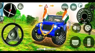 Modified Mahindra Thar 😈 | Indian Thar Gadi Wala Game | Car Game Android Gameplay 2025