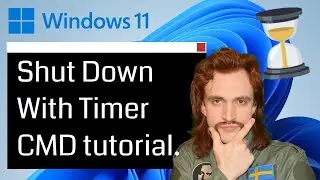 Shut Down Windows with CMD Timer (sample timecodes copy paste in description)