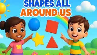Shapes All Around Us 🔷🔺 | Fun Shape Song & Learning Adventure for Kids by DiamonddKids