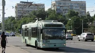 ПОЕЗДКА в троллейбусе БКМ-321 (БОРТ.№5511) маршрут №17