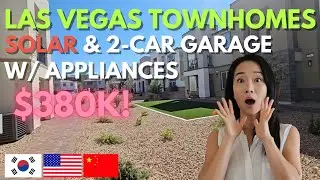 Las Vegas Townhomes Under $400K?! Full Tour + Amazing Incentives! Beazer Homes Majestic Point South
