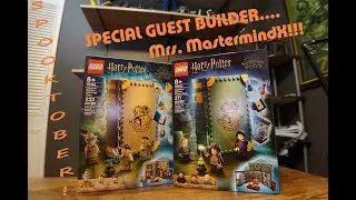 Mrs. MastermindX builds!!!! Spooktober Special - Harry Potter LEGO 76384 - Hogwarts Herbology Class!