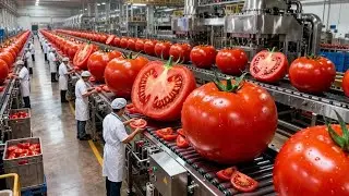 Inside the Modern Tomato Factory: From Field to Table (The Whole Process)