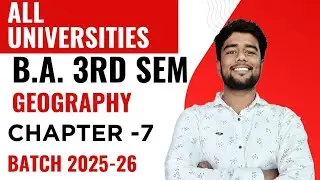 Ba 2nd year 3rd semester geography chapter 7 | batch 2025-26 | nitin kumar gupta classes 