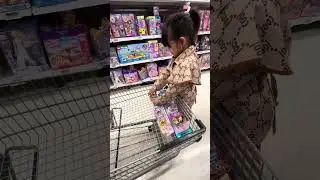Shopping time. Buying toys for myself.