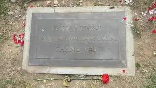 Fred Astaire Grave Adele Astaire Oakwood Cemetery Chatsworth Los Angeles California USA Dec 2020