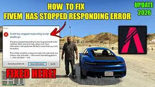 Fix FiveM Has Stopped Responding Error 2026 |Fix FiveM has stopped responding (SCRIPT DEADLOOP) 2026