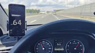 Техническое видео MG5 - разгон до 100 км/ч