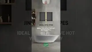 Elevate your hot water experience with Jindal CPVC pipes &ndash; the ultimate choice for efficiency.