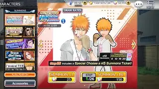 Bleach Brave Souls - New Year Special (Playable Art Summons) 1100 Orbs 