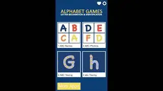Alphabet Games: Letter Recognition and Identification