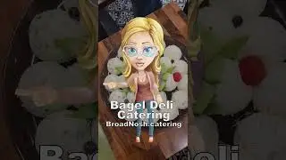 Broad Nosh Bagel Deli Catering Manhattan NYC #Catering #BagelPlatters