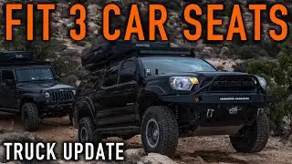 FITTING 3 CAR SEATS In A Toyota Tacoma (Or Small Vehicle) And Truck Updates!