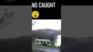 Ball Lightning ⚡️ CAUGHT ON CAMERA #weather #shorts