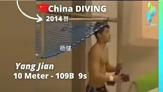 2014 Yang Jian 杨健 China mens 10 meter diving - 109B - 9s 10s
