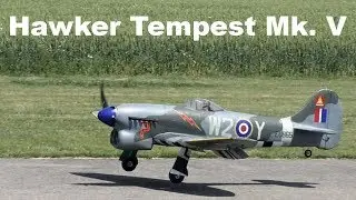 Hawker Tempest Mk. V, giant scale RC airplane, 2018