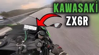 KAWASAKİ NİNJA ZX6R İLE SADECE GAZLAMA 4K #motovlog #79