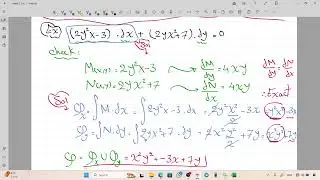 03. ODE (First DE : Exact , Linear , Bernoulli)