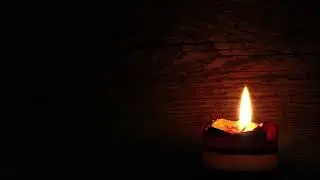 Calm Rain With Light Candlelight Thunderstorms | Sleep well