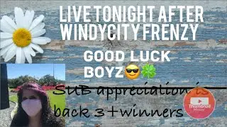 Live tonight after WindyCity Frenzy ... Sub Appreciation is back