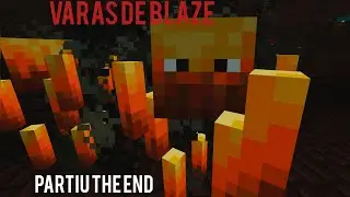 Minecraft pegando as varas de Blaze