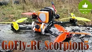 ✔ GOFly-RC Scorpion5 - FPV Квадрокоптер для Фристайла!