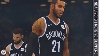 NBA Live 19: Nets vs Clippers - Epic 4th Quarter | 2021 NBA Finals Preview | Xbox Series S