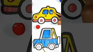 Judul Video:🚗💨 Fast Cars! Drawing & Coloring 🎨 | for toddlers #art #short #car #funnypaintingart