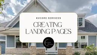 How to Create a Landing Page in kvCore