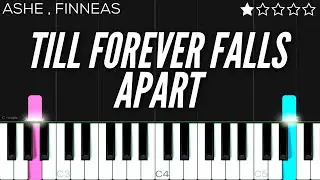 Ashe & FINNEAS - Till Forever Falls Apart | EASY Piano Tutorial