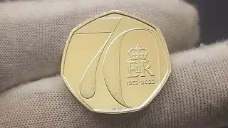 UK 2022 PLATINUM JUBILEE 50p COIN