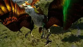 Final Fantasy 15: Griffon Boss Fight (1080p 60fps)