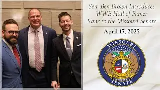 Missouri Sen. Ben Brown Introduces WWE Hall of Famer Kane (Glenn Jacobs) to the Missouri Senate