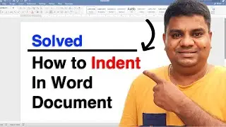 How to Indent 0.5 in Word