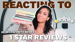 reacting to 1 star reviews of my favorite books while convincing you to read them lol