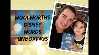 Woolworths Disney Words Collection Unboxing #DisneyPromotion