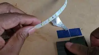 Construction of a artificial light solar panel
