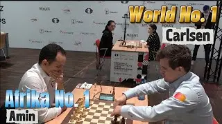 Bassem Amin VS Magnus Carlsen | World Blitz 2021 Round 19