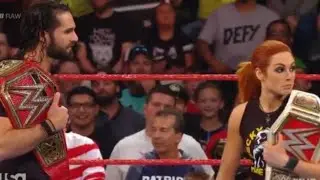 Seth Rollins & Becky Lynch WWE RAW 24 June 2019