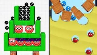 Hide Ball Vs Lucky Balls | Brain Teaser Speedrun Gameplay Max All Level's #technohackzgames 