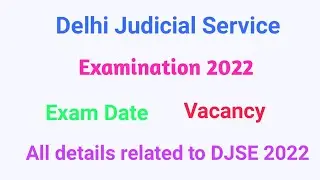 Delhi Judicial Service examination 2022 | Law Discussion|