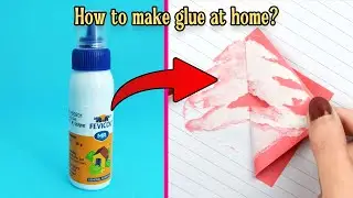 How to make glue at home - Handmade glue - Easy homemade glue for crafting