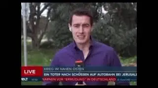 Max Hermes berichtet live f&uuml;r 'Die Welt' aus Israel. 😉