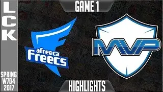 Afreeca Freecs vs MVP Highlights Game 1 - LCK Week 7 Day 4 Spring 2017 AFs vs MVP G1