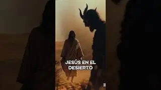 Jesus contra el diablo en el desierto