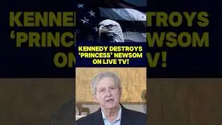 Senator Kennedy DESTROYS &lsquo;Princess&rsquo; Newsom on Live TV! 🔺