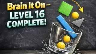 Playing a puzzle game | Brain It on | Completing 16 Lv | Bro's Gaming & Vlogs..